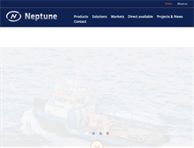Tablet Screenshot of neptunemarine.com